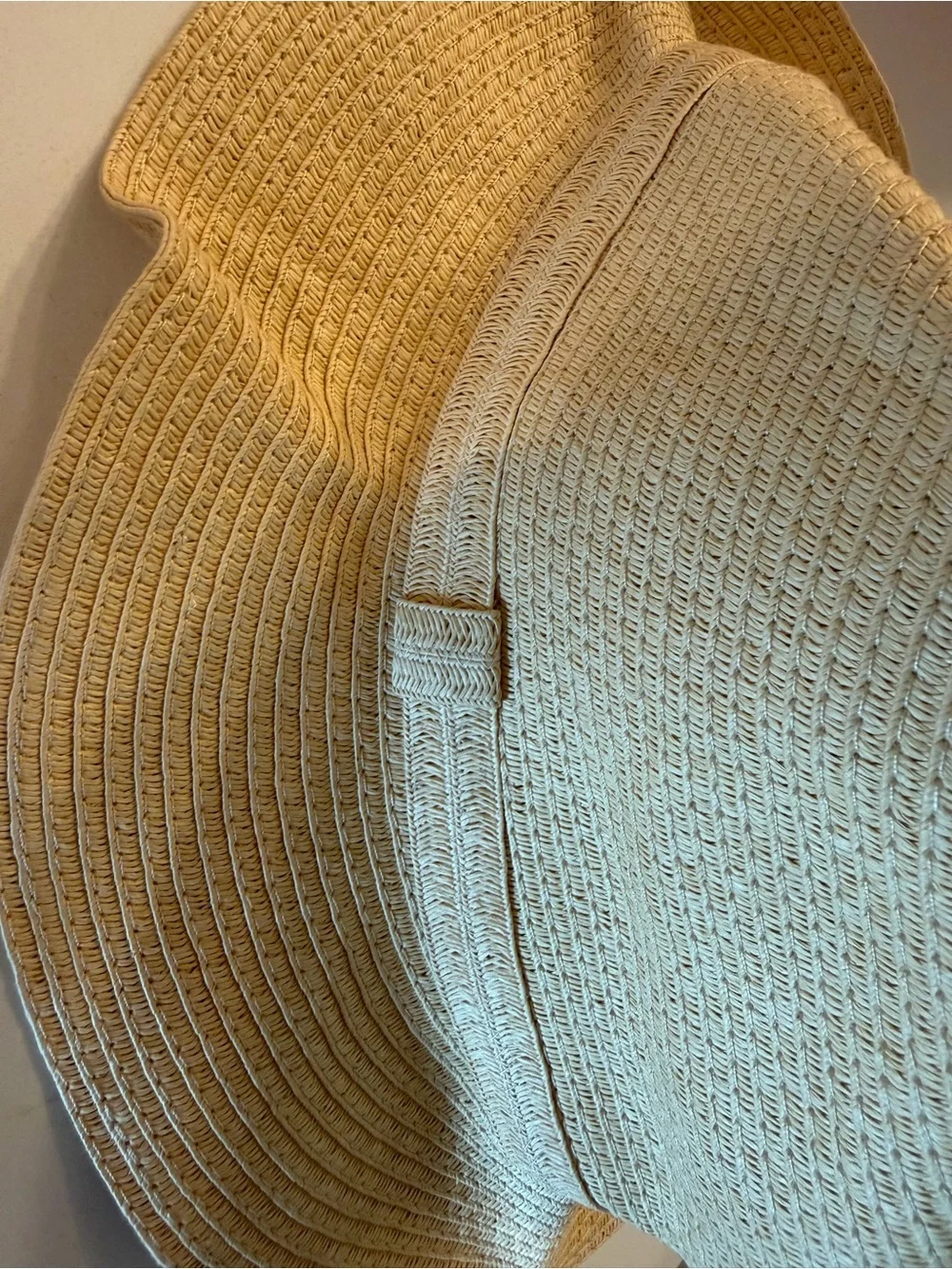 A New Day Straw Fedora Sun Hat - NWOT